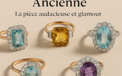 Bague cocktail ancienne : l’élégance vintage qui revient sur le devant de la scène