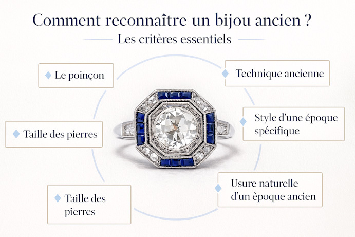 Comment reconnaître un bijou ancien ?